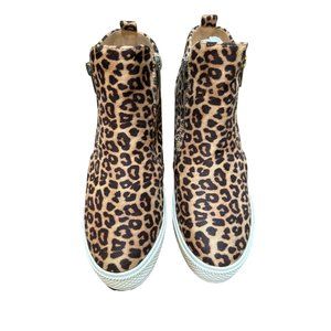 DONATED Jolimall Leopard/Cheetah Print High Top Fashion Sneakers